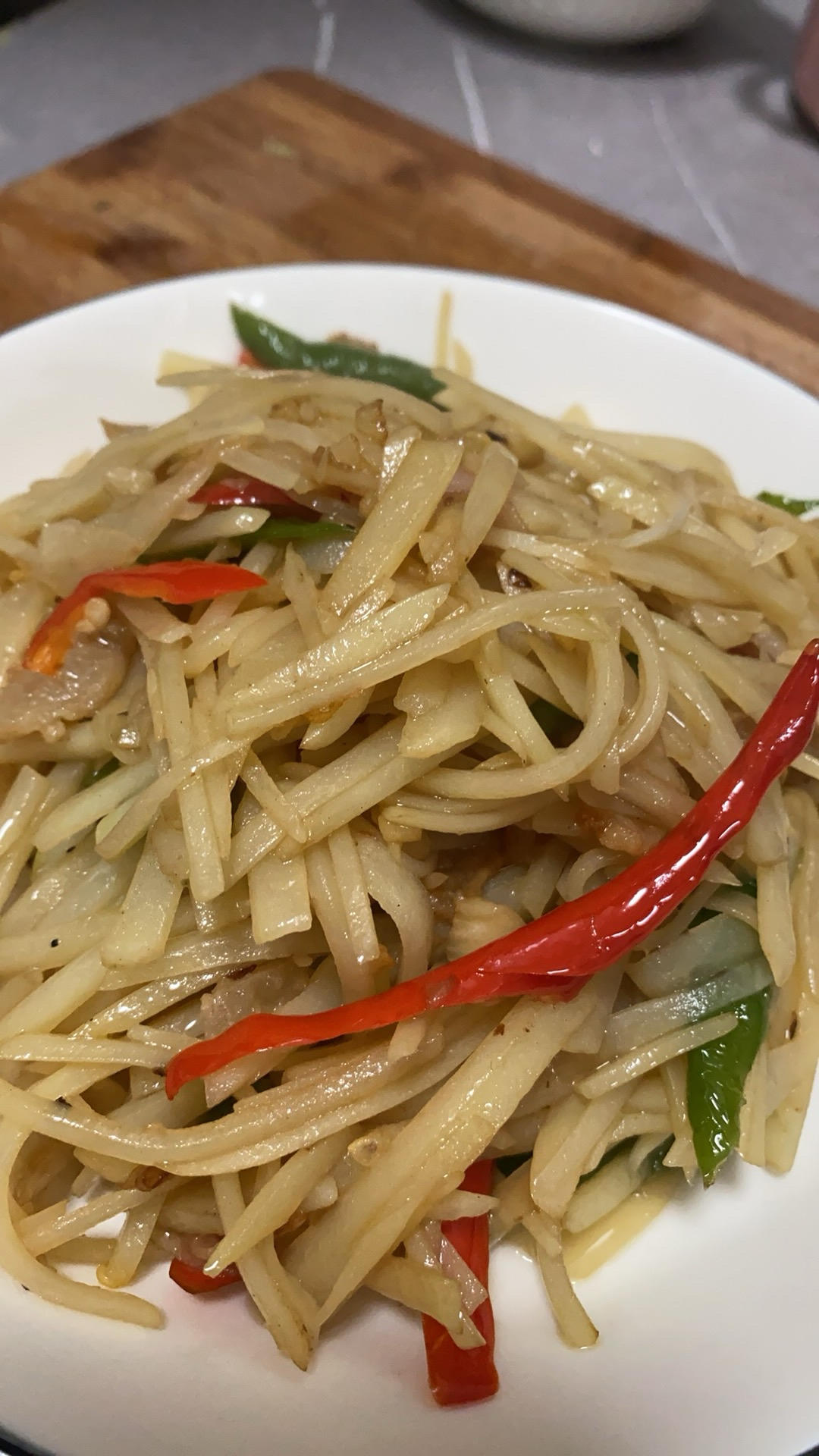 酸辣土豆丝的家常做法 超级下饭