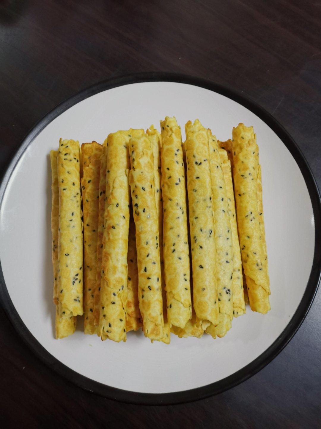 香酥不甜腻的彩色奶油蛋卷