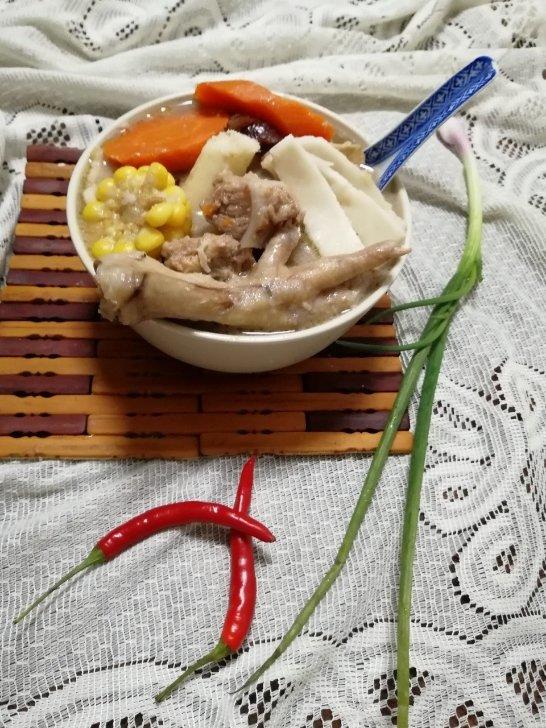 椰子浸鸡+自制椰茸