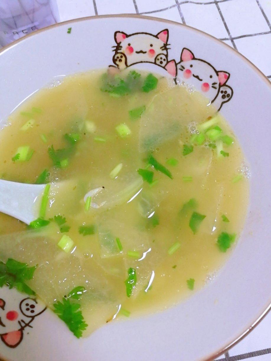 虾皮冬瓜汤