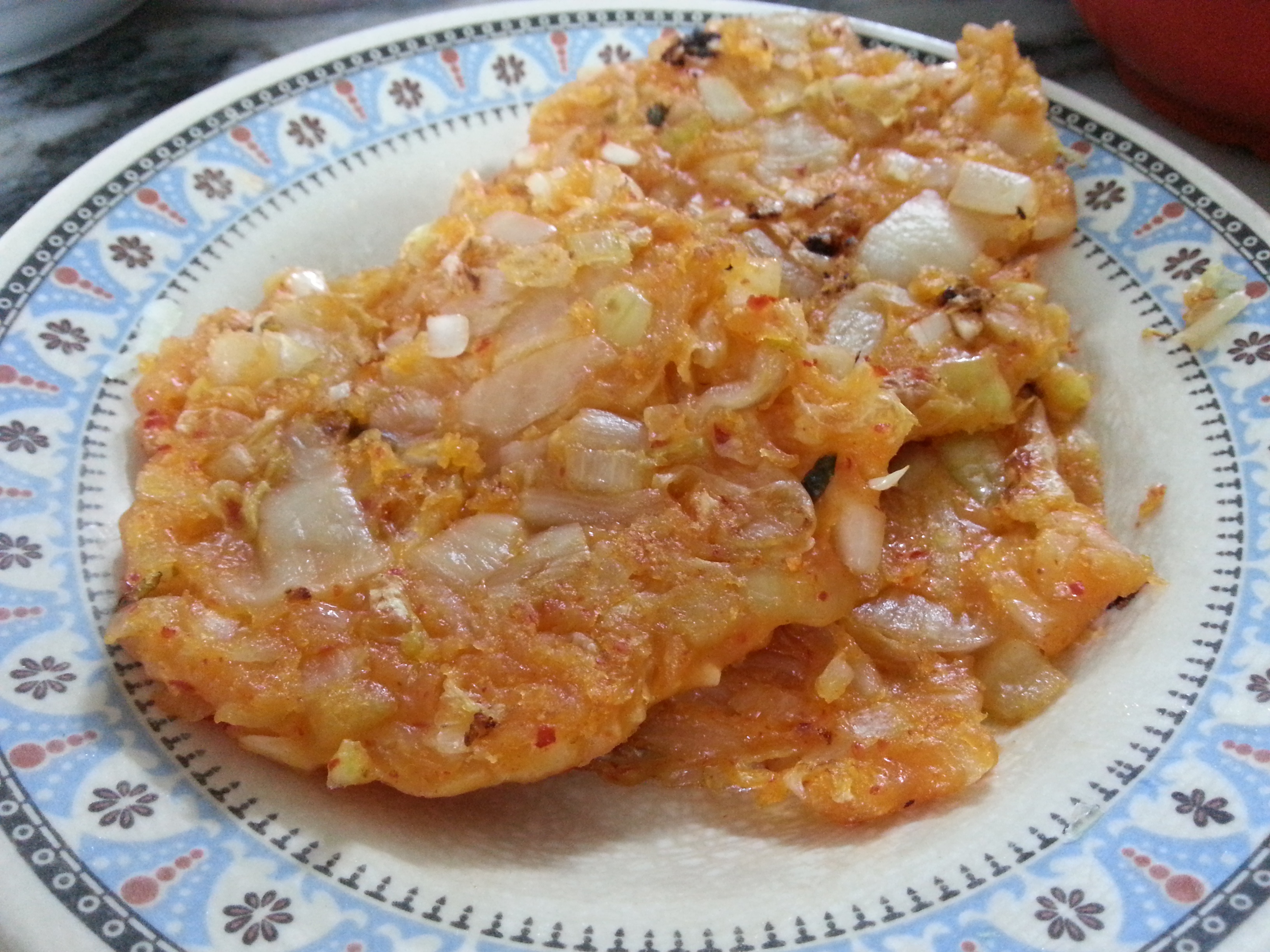 韩式泡菜煎饼（kimchi pancake)