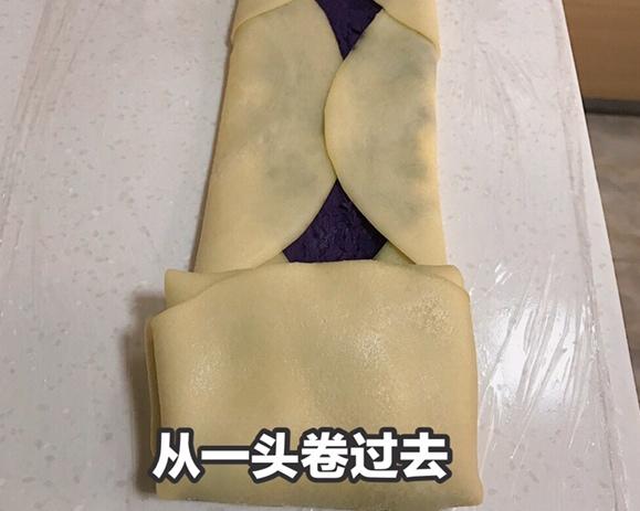 免烤箱🍰零难度紫薯毛巾卷（免奶油低卡版）的做法 步骤14