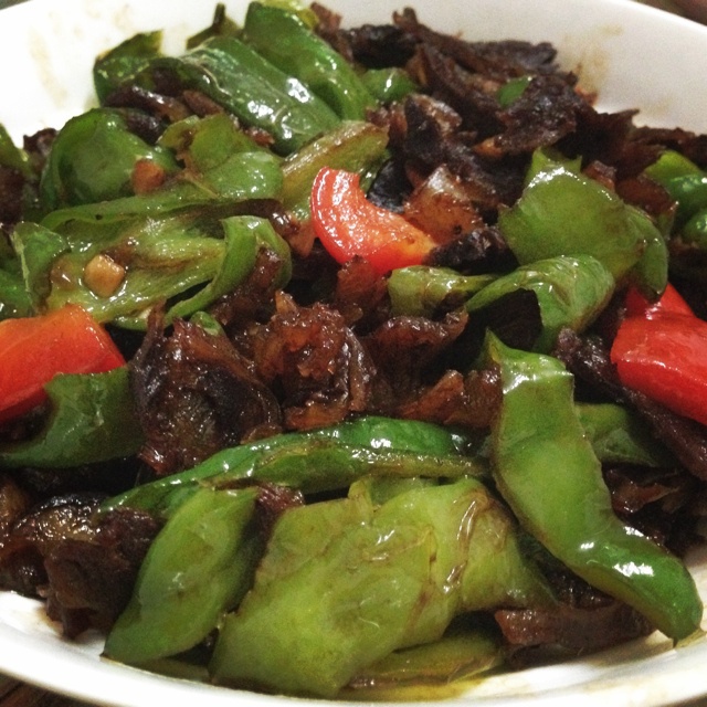青椒牛肉