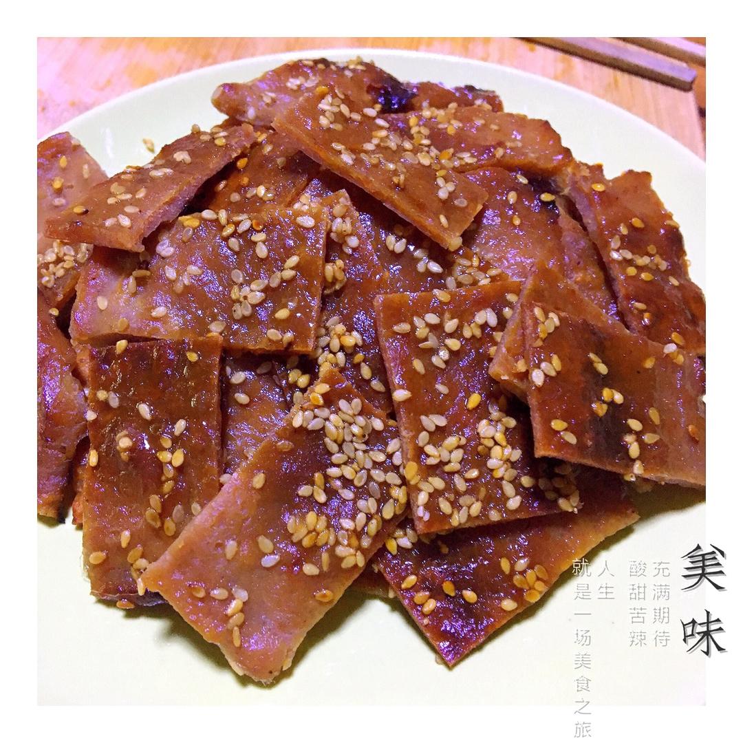 自制超好吃的—蜜汁猪肉脯