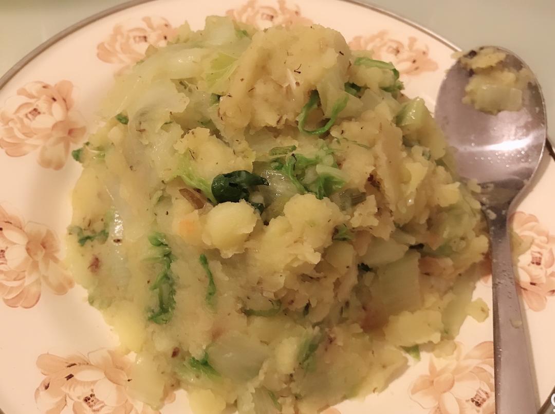 小白菜土豆泥