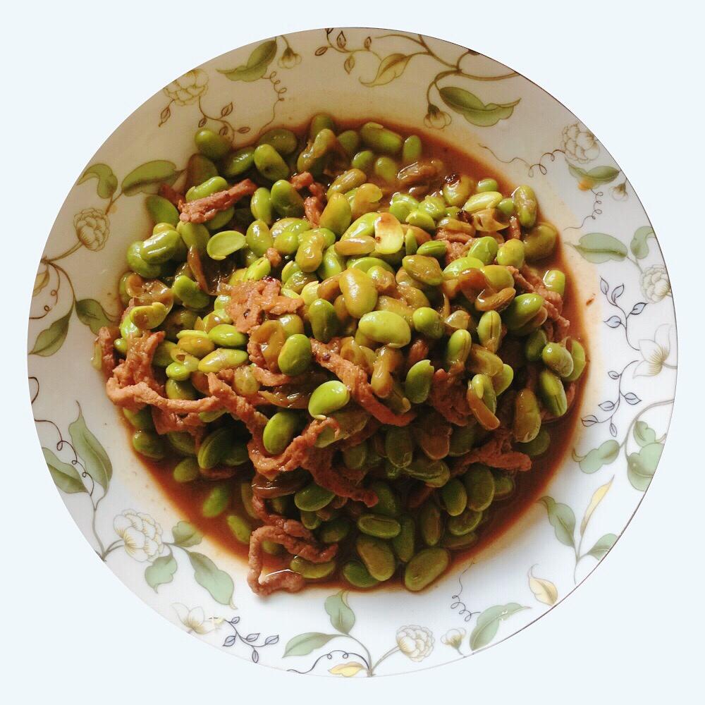 超级下饭菜：毛豆炒肉