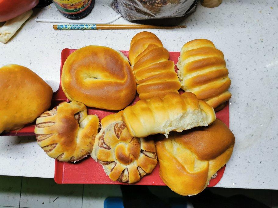 超软牛奶早餐包