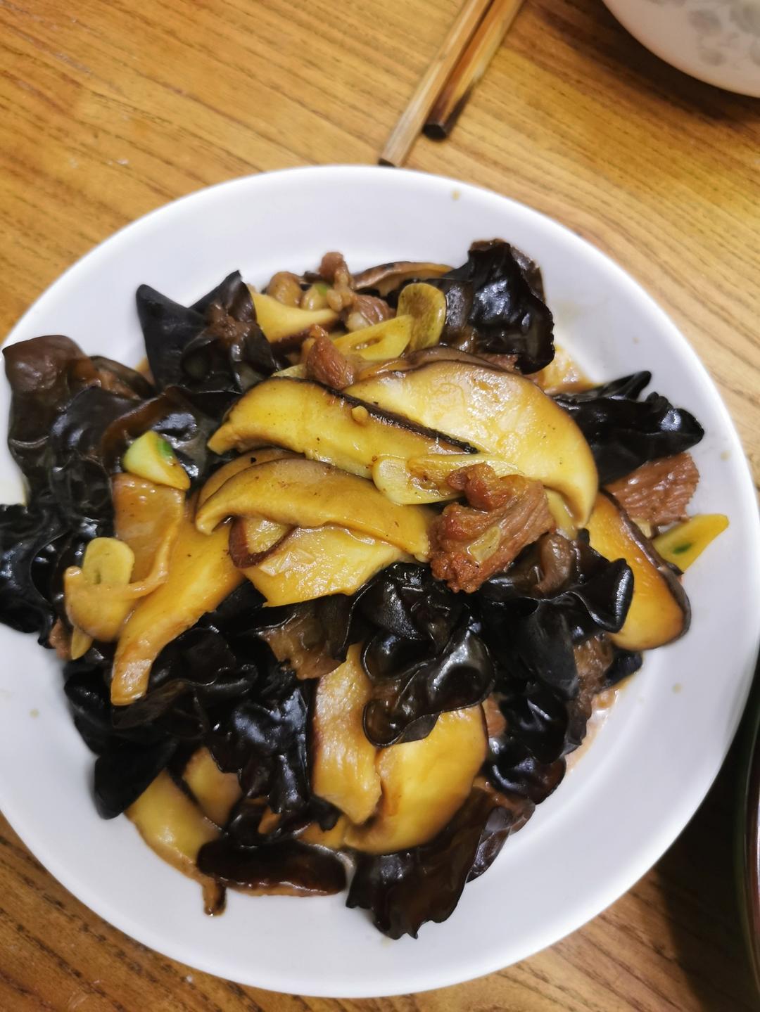 红烧蘑菇/炒口蘑