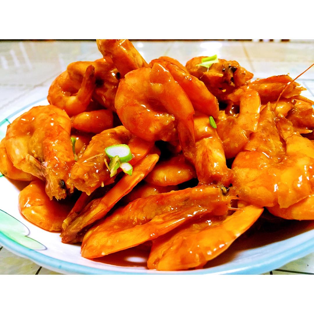 十分钟做好吃的红烧大虾