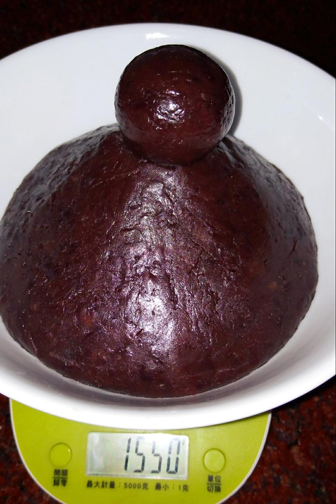 22842梅子做的油豆沙～～～月饼馅