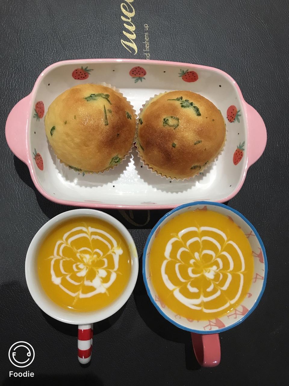 墨西哥香葱肉松面包的做法步骤图 东陌飞絮dxy 下厨房