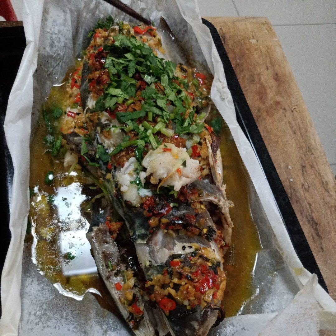 正宗重庆蒜香纸包鱼（烤箱）