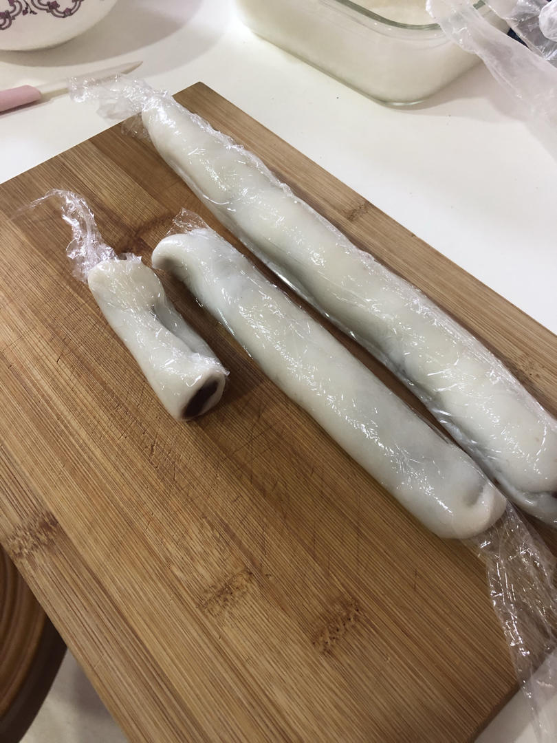 十分钟搞定超正宗的桂花条头糕，零失败！过夜不变硬，豆沙糯米卷