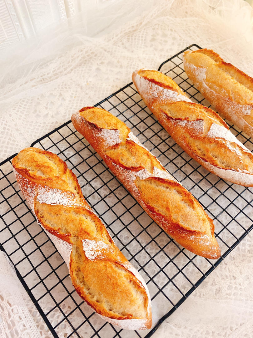 明珠玮做的经典法国传统面包——法棍(法式短棍)做法,又脆又软的奥秘