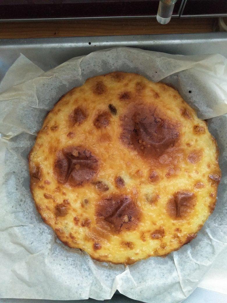 超好吃的奶香葡萄干脆烤年糕