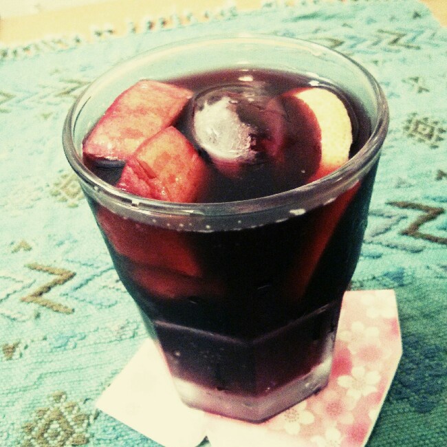 鸡尾酒“sangria"