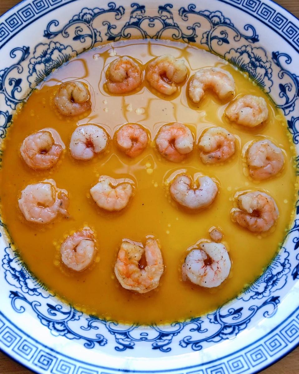 补钙佳品虾仁蒸蛋