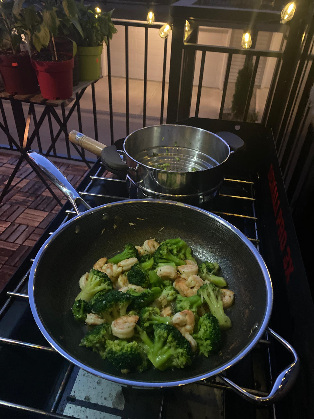 减肥去脂的西兰花炒虾仁