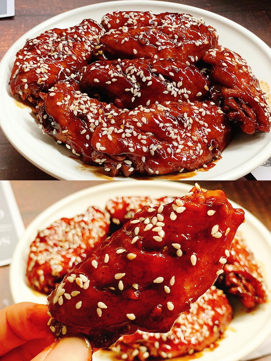 好吃到舔手指的蜜汁鸡翅的做法