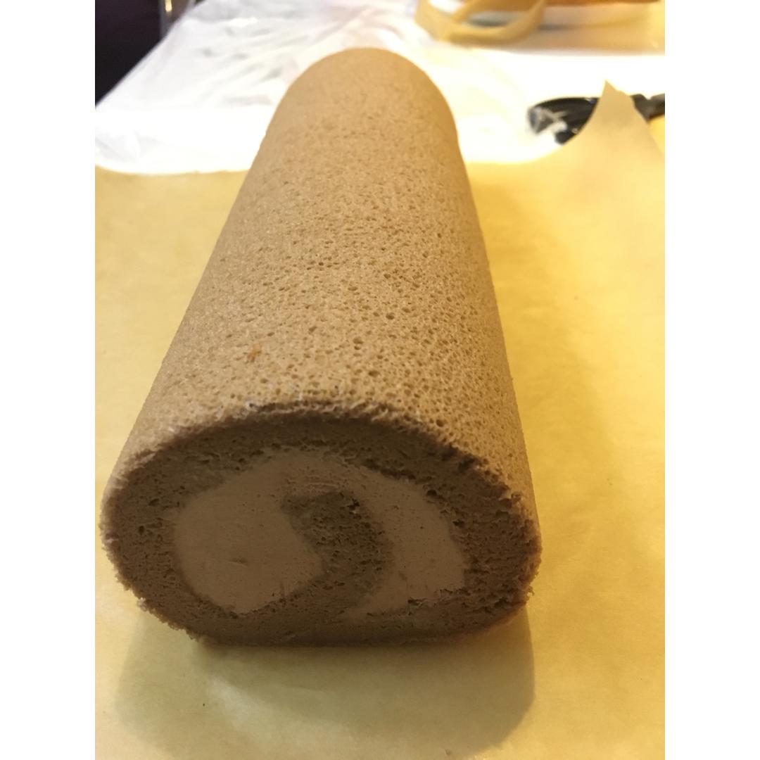 浓郁双巧克力卷