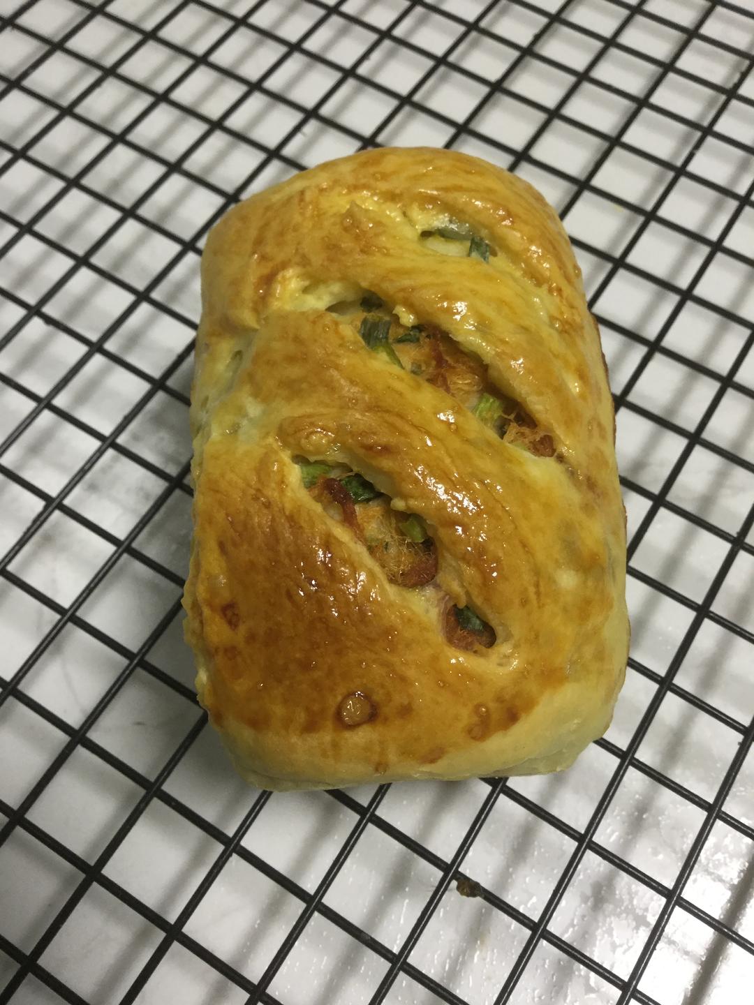 香葱肉松手撕吐司