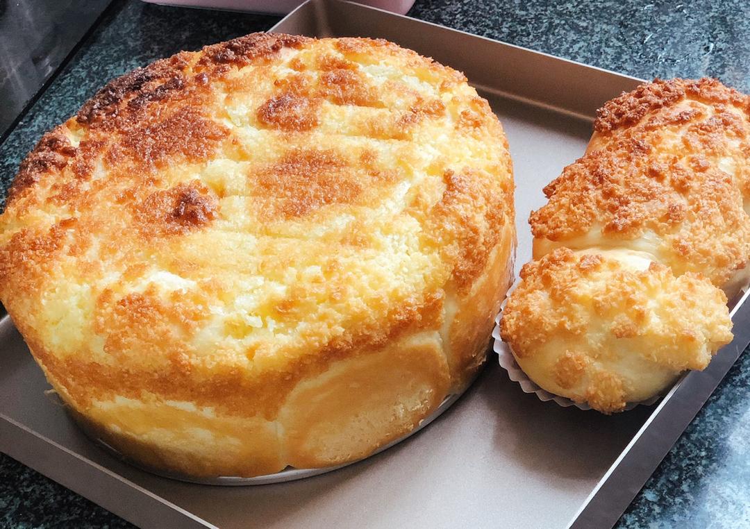 快手椰蓉小餐包（一次发酵照样柔软又拉丝）