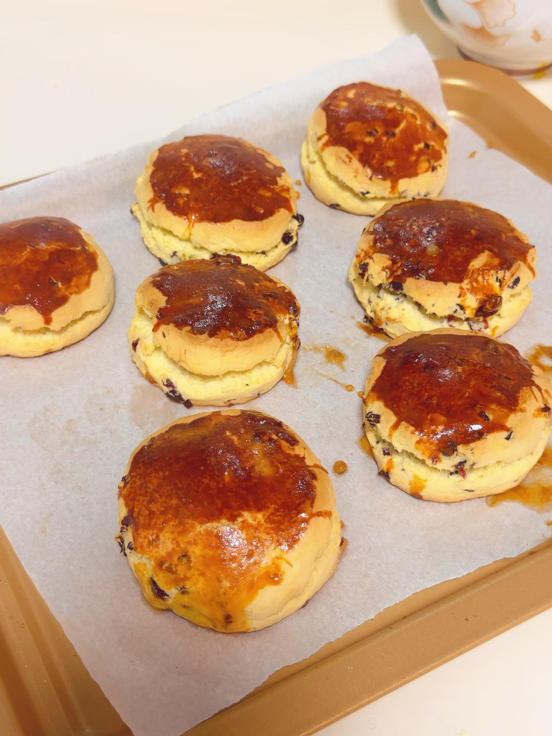 蔓越莓司康太好吃了！