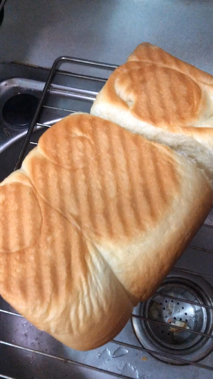 超软拉丝牛奶吐司🍞一次发酵