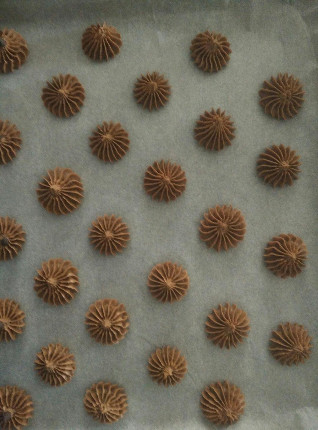 可可咖啡曲奇的做法 步骤3