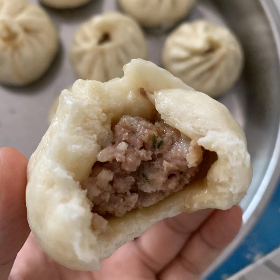 鲜肉包(‼️超嫩肉馅 松软多汁 免打水㊙️详细版)