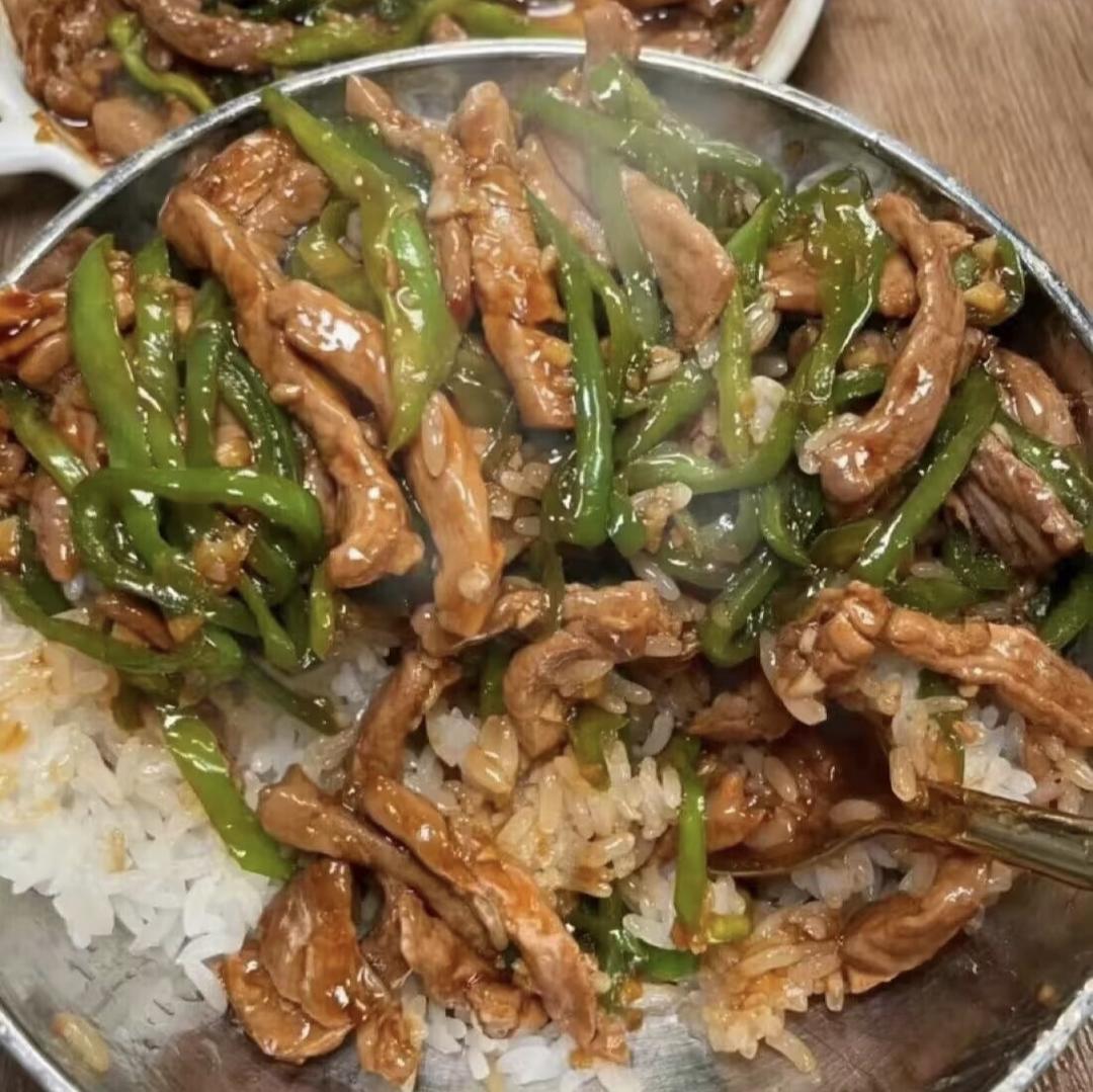 青椒炒肉丝