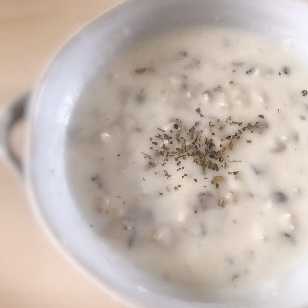 十五分钟搞定奶油蘑菇汤