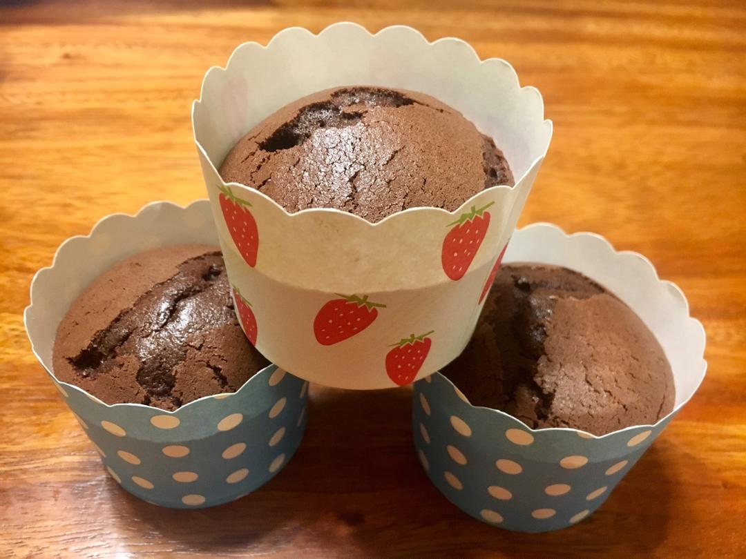 巧克力海绵杯子蛋糕