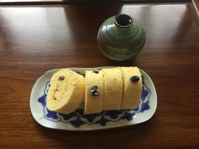 葡萄干蛋糕卷