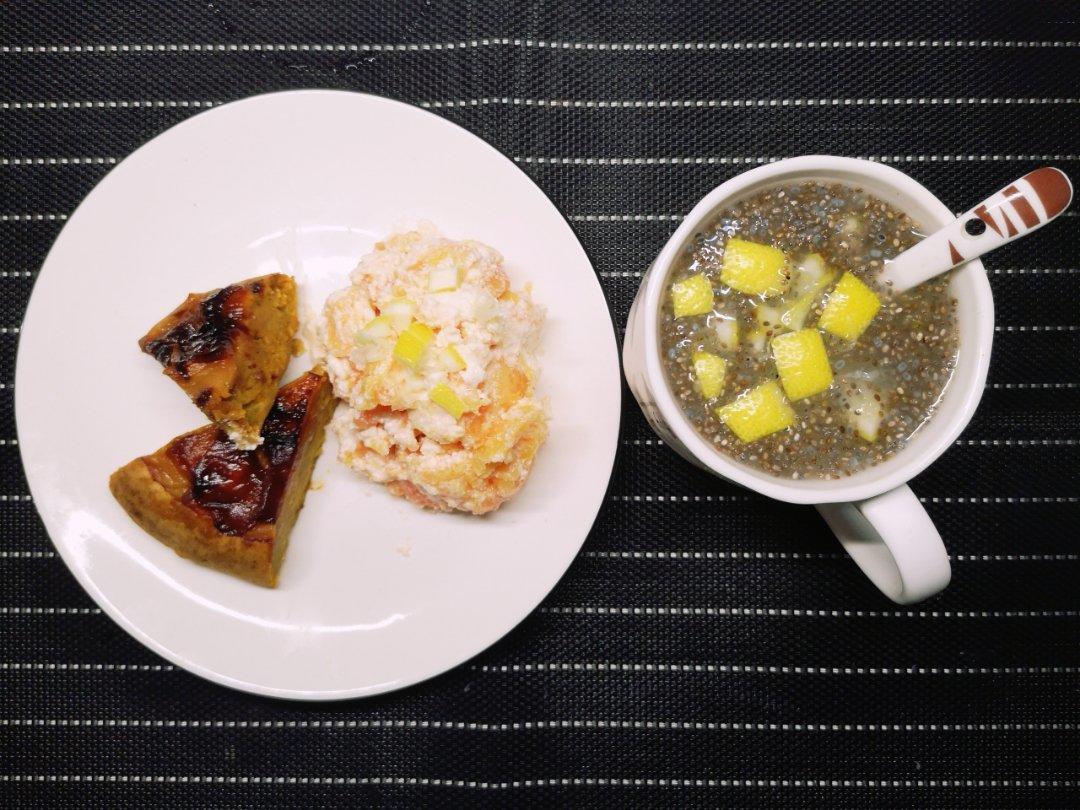 宿舍一人食——金桔苹果翻转木薯糕（电饭煲）【圣诞第一弹】