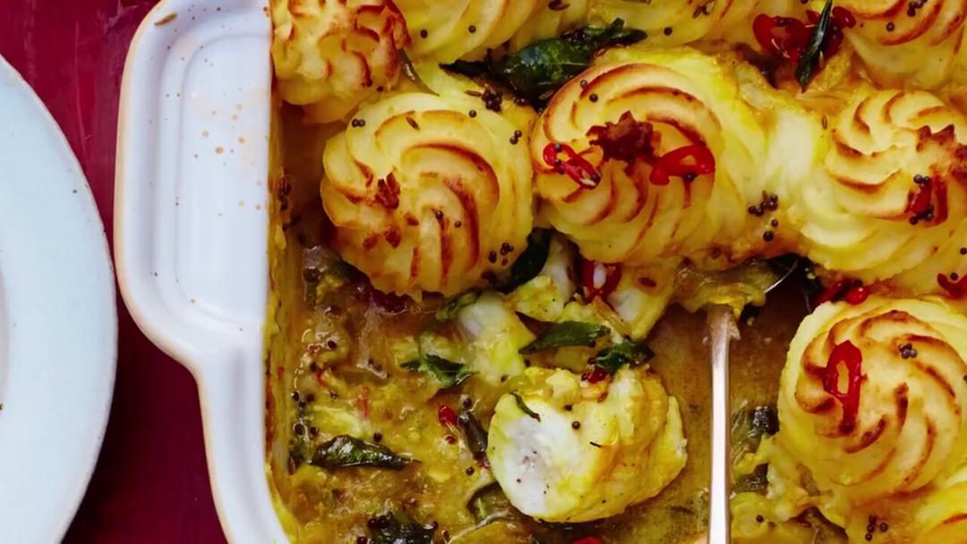 咖喱鱼派的做法