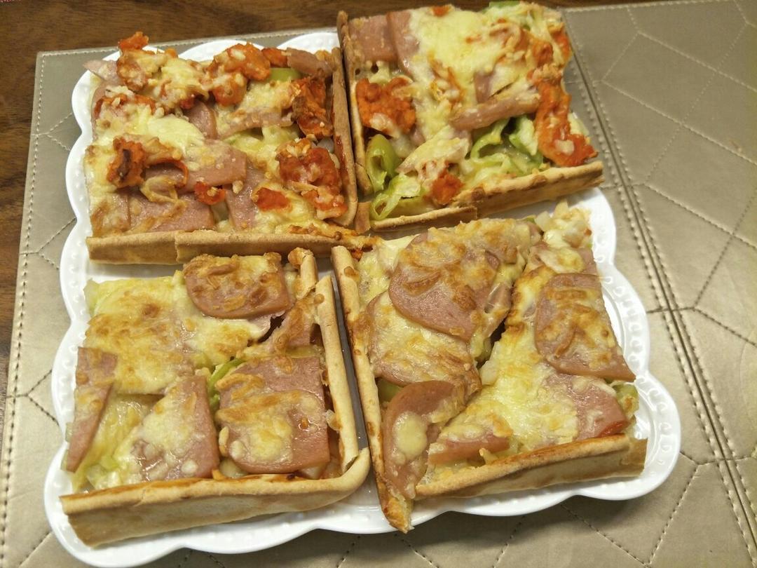 披萨饼皮，普通面粉