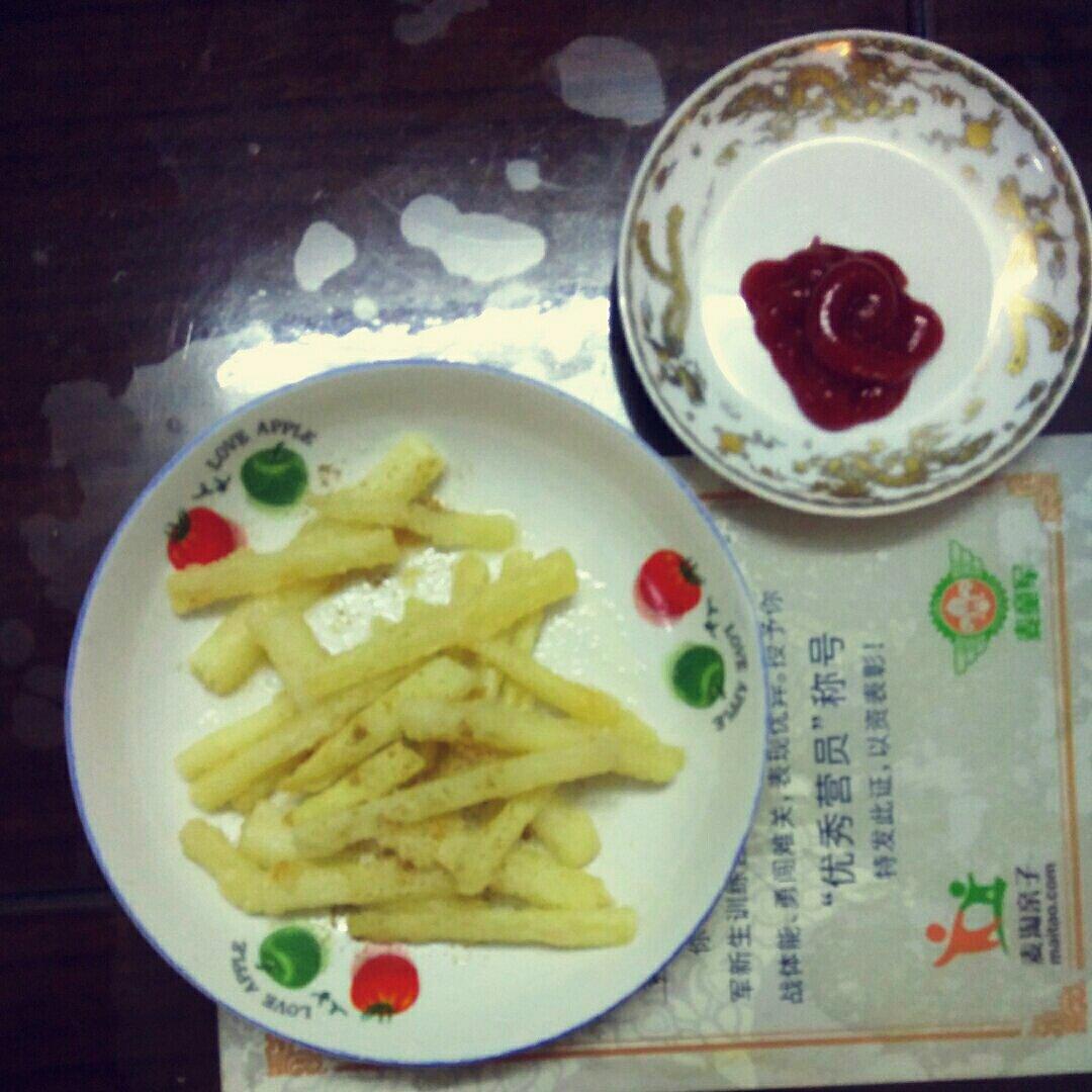 炸山药条