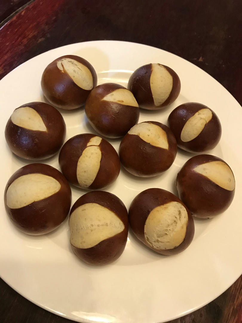 阿蒙13做的超可爱的碱水小丸子养胃健康无糖低油