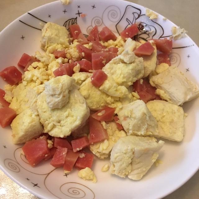 蛋包豆腐丁
