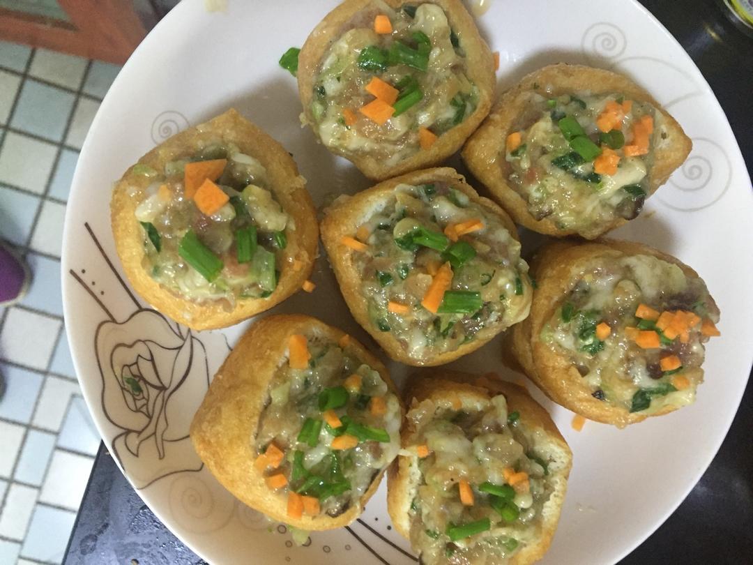 豆腐泡囊菇肉