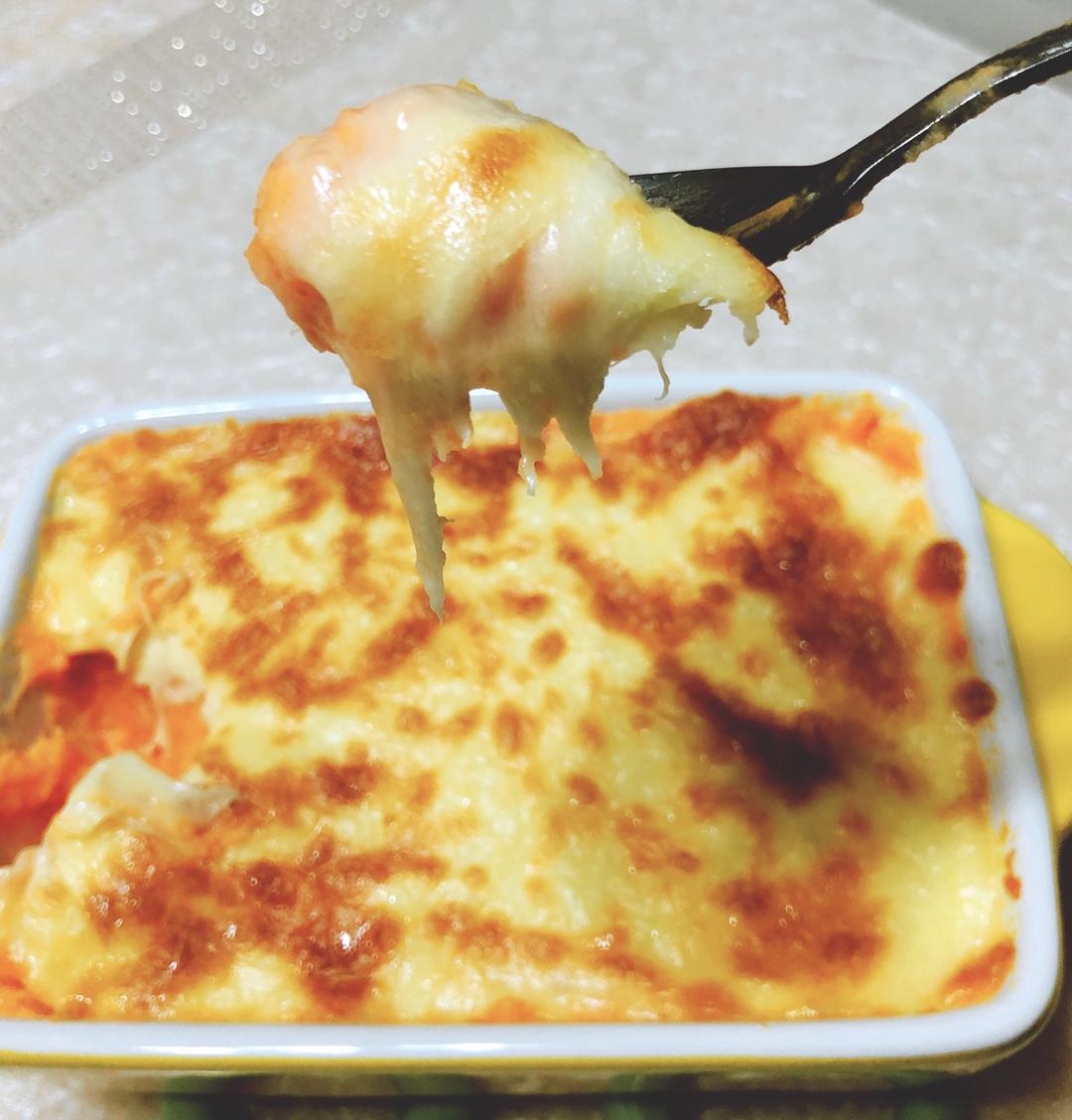 芝士焗红薯(烤箱版)