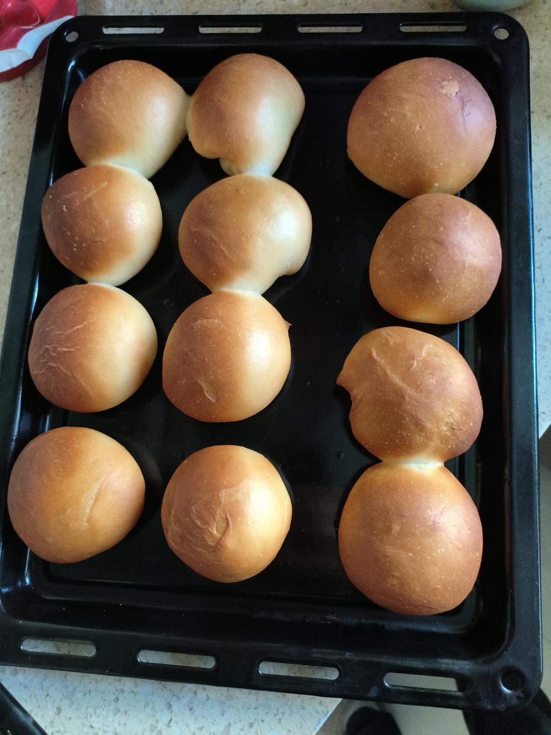 奶香豆沙包(小餐包)小面包（面包机)