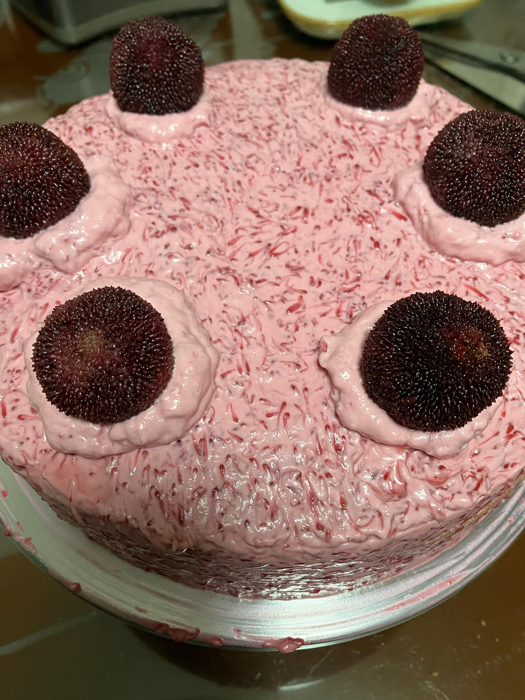 夏日限定杨梅奶油蛋糕