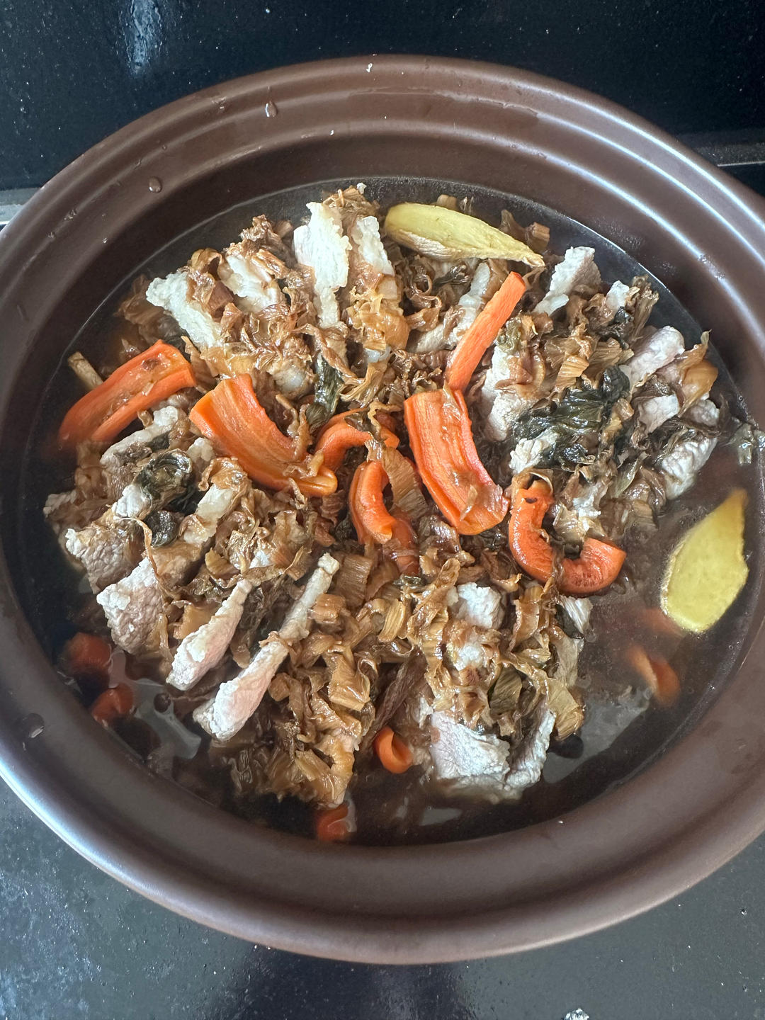 砂锅版梅干菜炖肉