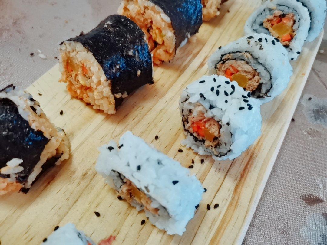 简单寿司/鸡蛋寿司/反转寿司/花样寿司/紫菜包饭