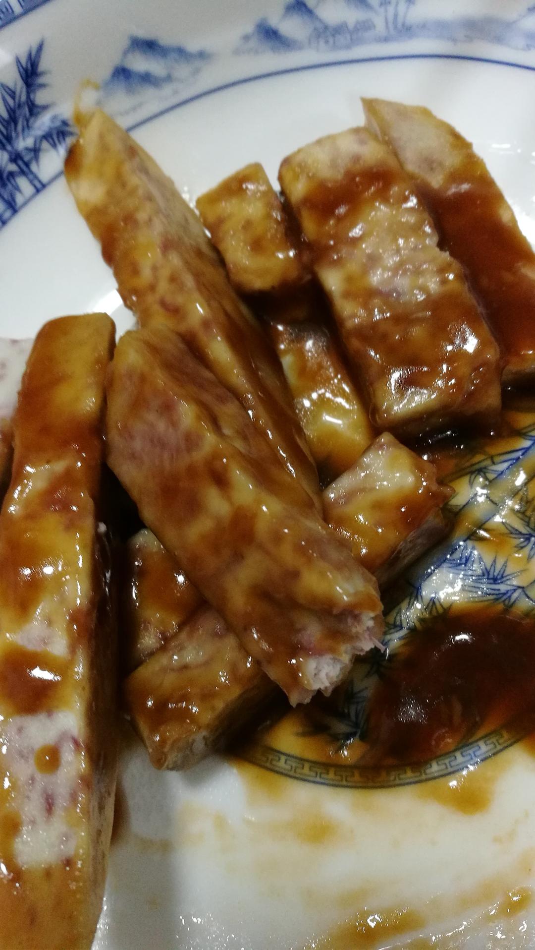 糖醋荔浦芋头的做法