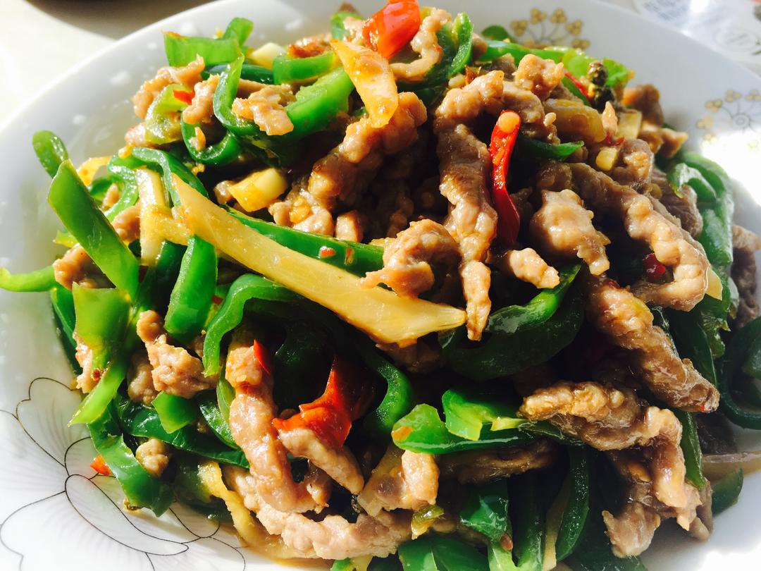 青椒牛肉丝的做法
