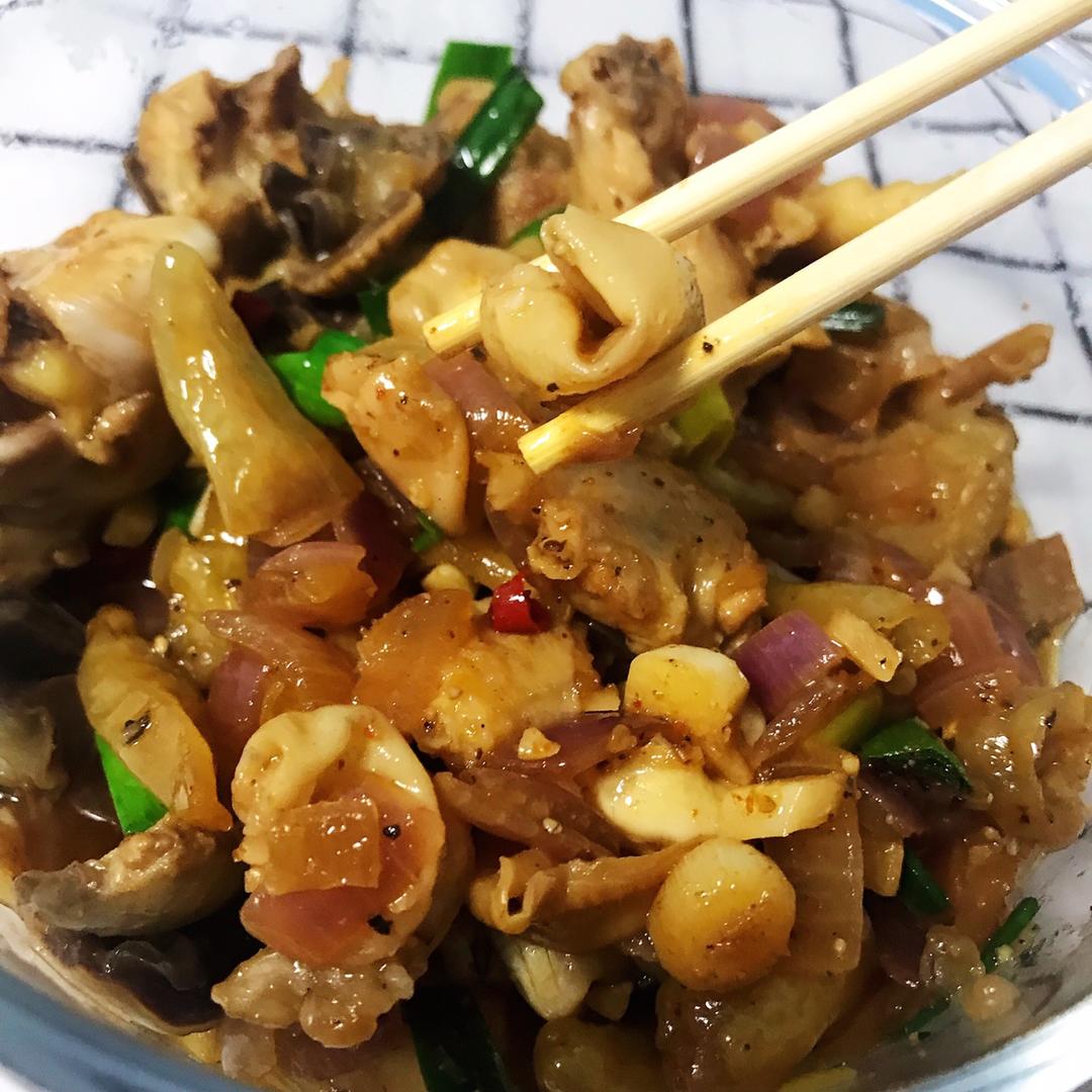 香辣爆炒鱼泡
