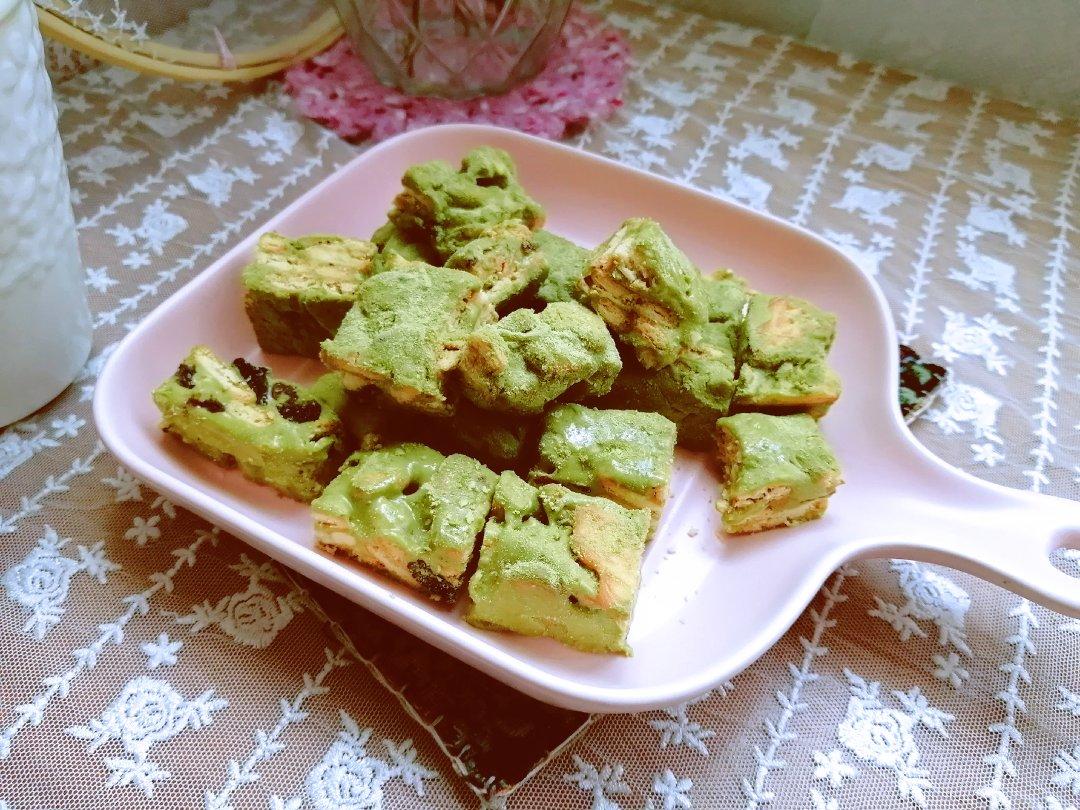 抹茶草莓雪花酥